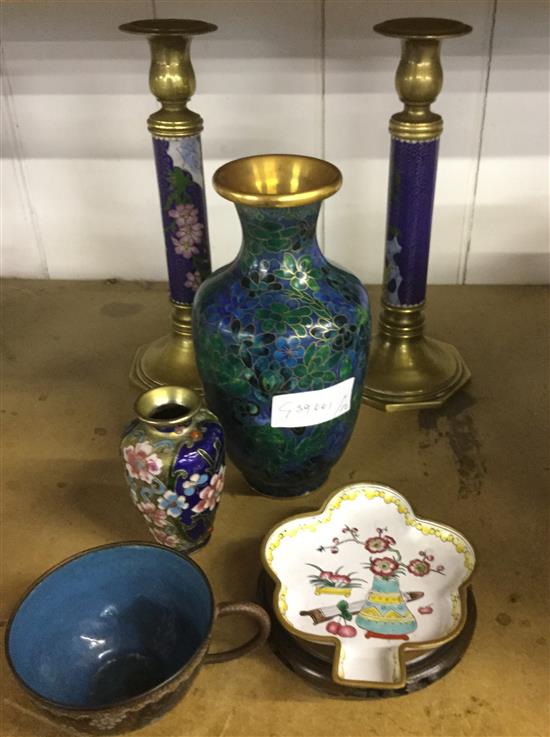 Mixed cloisonne